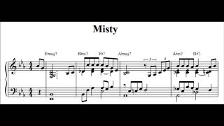 [Ballad Jazz Piano] Misty (sheet music)