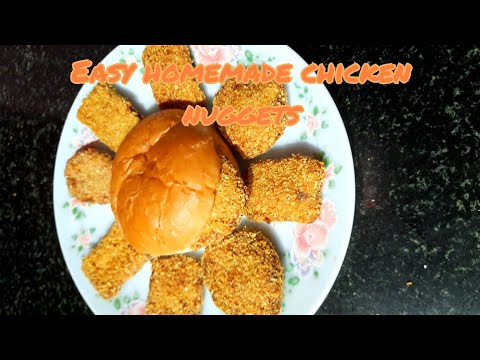 Homemade chicken nuggets recipe|Easy chicken nuggets recipe|Chicken nuggets recipe in malayalam