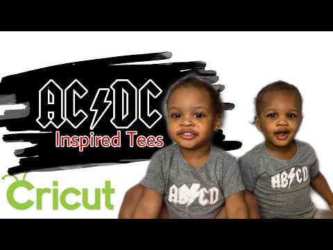 AC/DC Inspired Tees! | Cricut 101