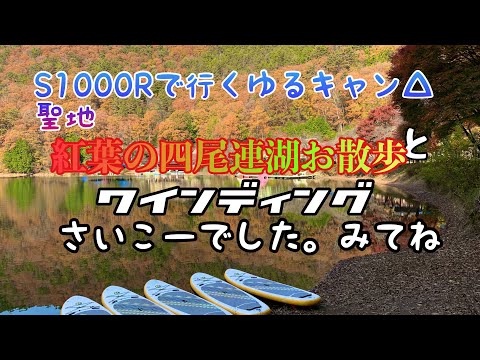 四尾連湖行ったら湖畔とチャイと峠道が最高だった【S1000R】