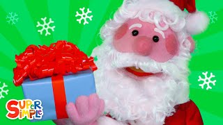 S-A-N-T-A | ft. the Super Simple Puppets | Kids Christmas Music | Super Simple Songs