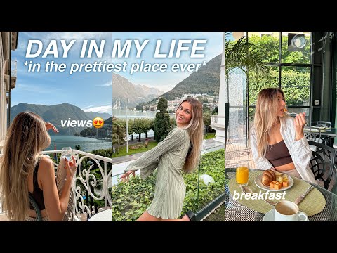 day in my life *in the most beautiful place in the world* | LAKE LUGANO VLOG