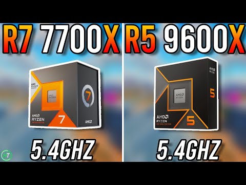 Ryzen 7 7700X vs Ryzen 5 9600X - 1080p/1440p/4K