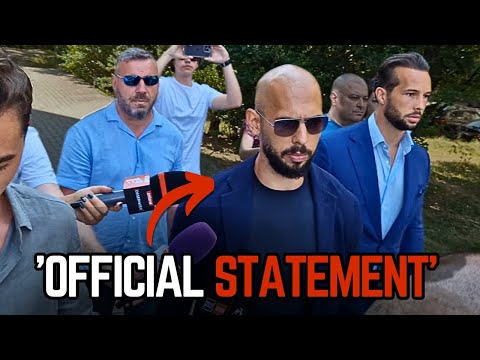 Andrew Tate OFFICIAL STATEMENT After Court (NEW Video)