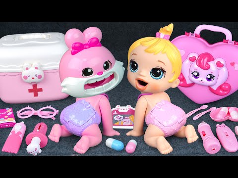 95 Minutes Bunny First Aid Set, Satisfying Unboxing Doctor Ambulance ASMR | Tina Unboxing Toys