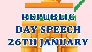 #republicdayspeech2023 REPUBLIC DAY SPEECH IN ENGLISH/2 MIN REPUBLIC DAY SPEECH IN ENGLISH