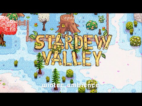 Stardew Valley and Cozy🎧Playlist Nintendo Mix to Calm Your Mind All Winter. (winter ambience)