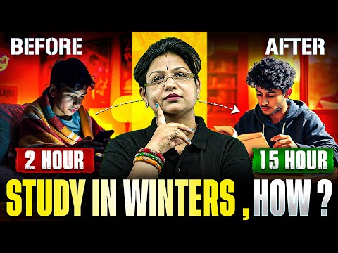 How to Study in WINTERS🥶 || Best Study Hack SCORE 700+ || Neet 2025