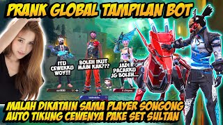 PRANK GLOBAL TAMPILAN BOT DIHINA MASTER SONGONG AUTO GOMBALIN CEWENYA PAKE SET SERBA BIRU AMPE BAPER