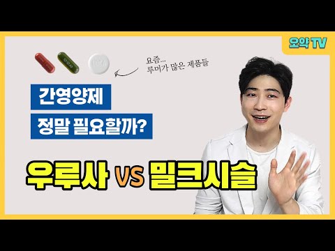 간 영양제 고민된다면? 약사가 알려주는 TOP2 간기능 개선제 (우루사 VS 밀크시슬)