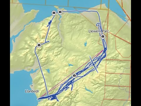 How we accidently flew a lap of North Wales