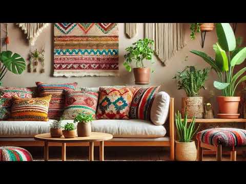 jazz relaxation music with bohemian home style video