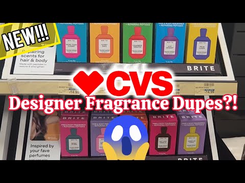 ✨️😱 Brite Hair & Body Fragrance Dupes!! #New #cvs #walkthrough #shopping #designer #perfume #today