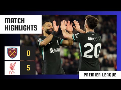 West Ham United - Liverpool | 0:5 | Highlights | Premier League 2024-25 | west ham liverpool