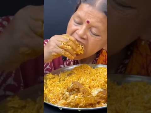 @eating spicy mutton curry🔥🥵 with rice 🍚##ytshorts## mukbang