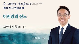 [평택온누리 토요주일예배] 어린양의 진노 (요한계시록 6:1-17) | 2025.3.22(토)