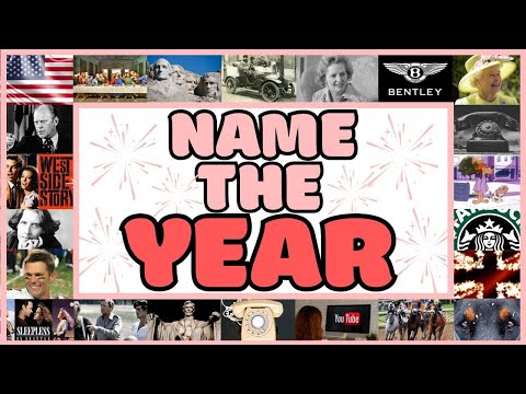 NAME THE YEAR Quiz No13 - Watch 6 Memorable videos in 59 seconds & Name that Year Quiz/Trivia. #quiz