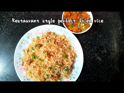 How to make perfect chicken fried rice | Fried rice recipe in malayalam | Chicken fried rice recipe