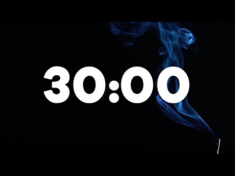 30 Minute Stress Relief Timer - Relaxing Incense and Soothing Piano Music