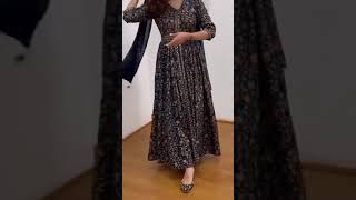 meesho anarkali kurti set|😍 #meeshohaul #meeshoanarkali #meesho #youtubeshorts #fashionforward