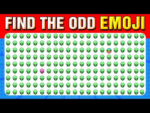 233 Puzzles for GENIUS 🧠 | Find the ODD One Out | Emoji Quiz 🎯 (Easy, Medium, Hard Levels)