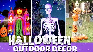 Halloween 🎃 Outdoor Decor | Front Yard Halloween Decorations | DIY Outside Decorating Ideas 2022