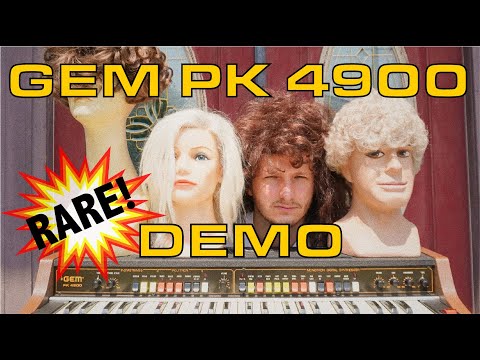 Rare GEM PK 4900 Synthesizer Demo