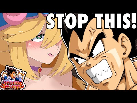 WHAT IS THIS!!!? | Vegeta Reacts To [Yu-Gi-Oh!] Dark Magician Girl NTR