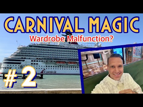 Carnival Magic: Sea day pool, elegant night outfit fail, & evening fun! | PART 2, September 2024