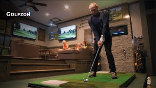 Unreal Residential Golf Simulator in Minnesota