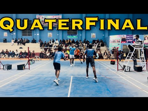 Quaterfinal - Raja haider / Larosh vs Raja Hassan / Jalees Fatepur Badminton Tournament Pakistan