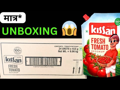 KISSAN KETCHUP WHOLESALE PRICE UNBOXING 😱