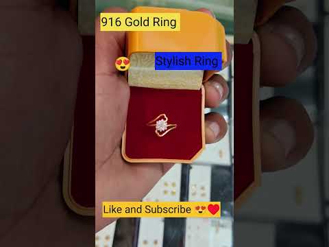 916 Gold Ring | Gold Ring Designs For Girls | Gold Ring Designs For Women #shorts #goldring #ring