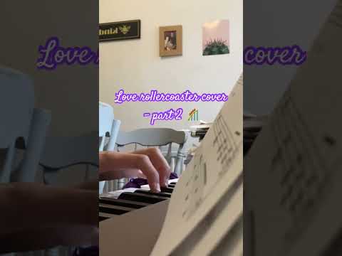 Love rollercoaster cover  🎢 part 2 #intermediatepiano #discopiano