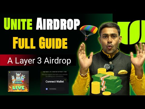 Unit Airdrop $3 Million Funding💰|| Unite Airdrop Galxe Task || Unite Telegram AirDrop Full Guide