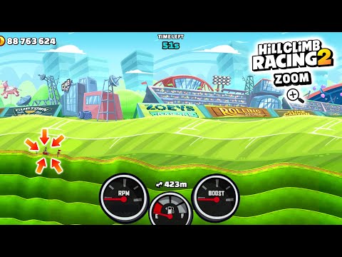 😍 ZOOM OUT in Hill Climb Racing 2