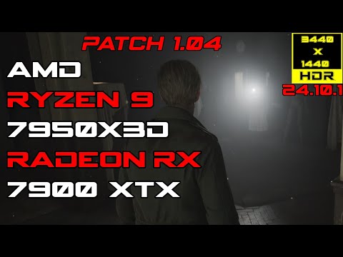 Silent Hill 2 Remake Patch 1.04 Max Settings Ultrawide 3440x1440 | RX 7900 XTX | R9 7950X3D