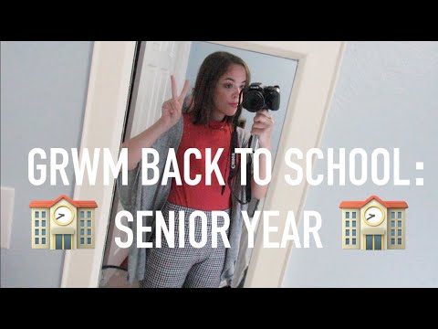 GRWM First Day of Senior Year | Jackie Adelle