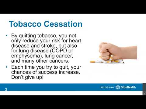 Risk Factors Part 5: Tobacco Usage