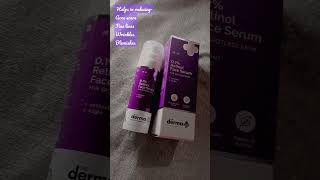 0.1% retinol serum review #dermaco  #serumforface |serum for fine lines & wrinkles #trending #shorts