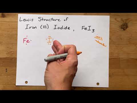 Lewis Structure of Iron (III) Iodide, FeI3