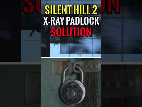 Silent Hill 2 - X-Ray Combination Lock Puzzle (1 min guide)