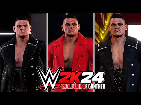 WWE 2K24: Gunther Entrance Evolution! (WWE 2K22 to WWE 2K24)