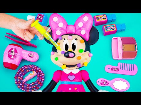 78 Minutes Satisfying with Unboxing Disney Minnie Mouse Makeup Toys | Review Toys ASMR