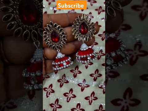 #Defferent types of handmade earrings# making #shorts #diy#like share and subscribe