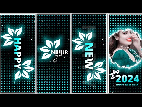 🔥happy new year video editing alight motion 2024 | happy new year 2024 video editing alight motion