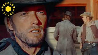 The Stranger’s First Appearance (Clint Eastwood) | High Plains Drifter