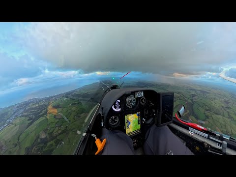 Racing the sunset - A final glide