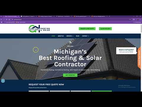 Website Analysis Video for Green Homes Roofing & Solar