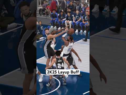 NBA 2K25 Patch Gameplay Update on Layups #nba2k25 #2k25